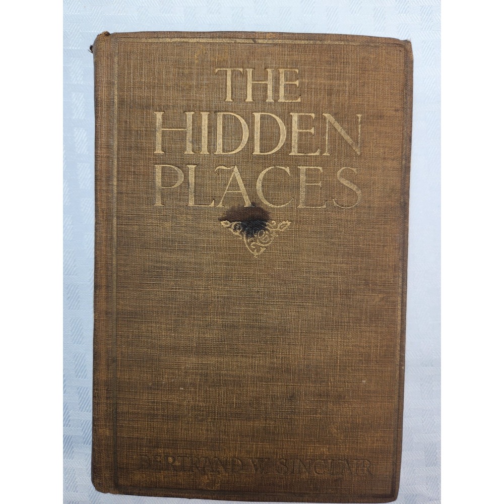 The Hidden Places~Bertrand W Sinclair Little Brown 1922 First Edition